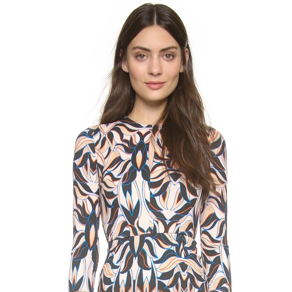 Khalo-Print 3/4-Sleeve Sheath Dress, Pearl - Picture 1 of 4