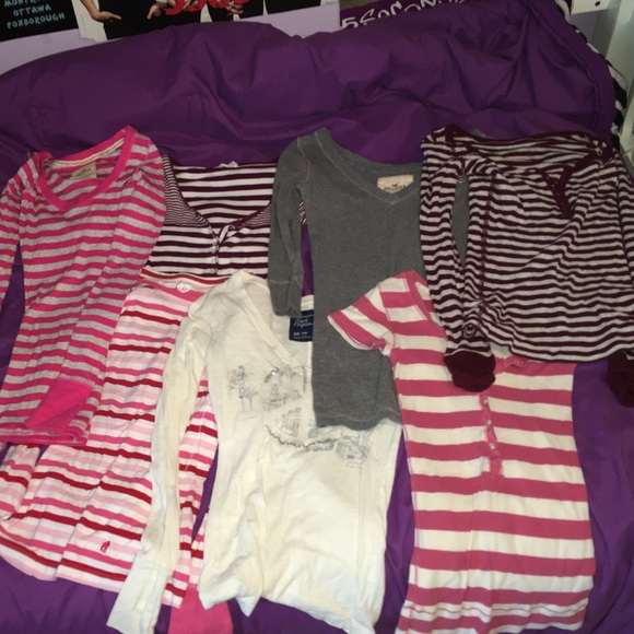 areopostale/hollister long/short sleeve tshirts