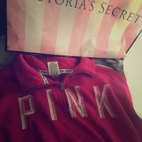 PINK Victoria's Secret Half Zip