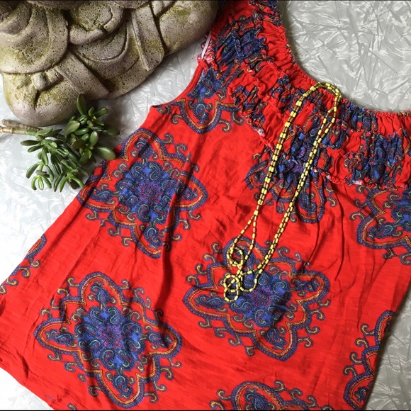 Anthropologie Tops - Anthro Smocked Tank