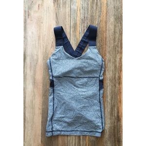 Lululemon striped athletic top