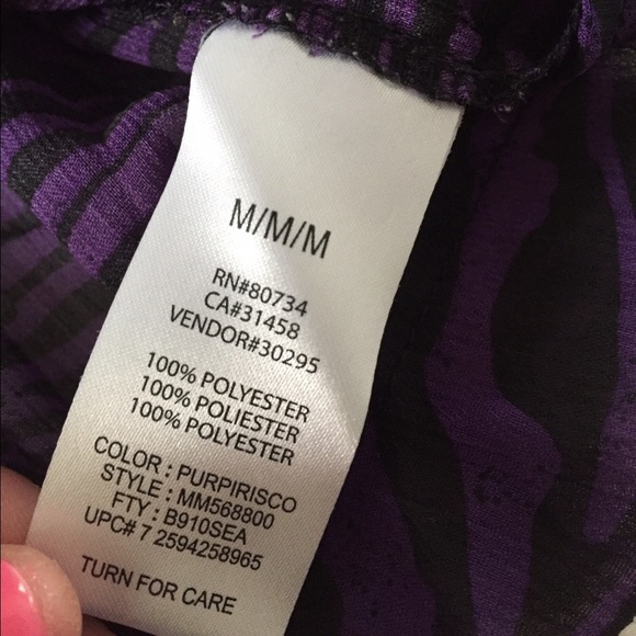 Zebra striped blouse - Picture 2 of 3