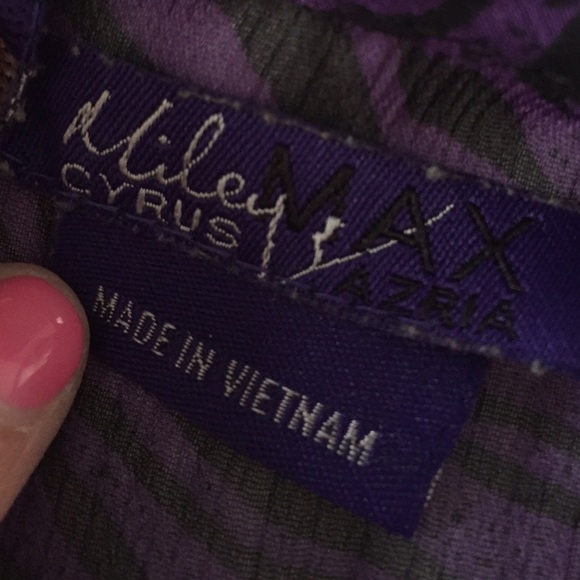 Zebra striped blouse - Picture 3 of 3