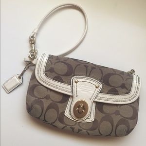 Coach Wrislet w/ Two Pocket Compartment