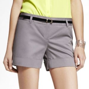 Express Cuffed Cotton Sateen Shorts