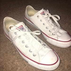 White low top converse