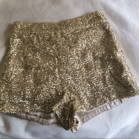 Sequin shorts