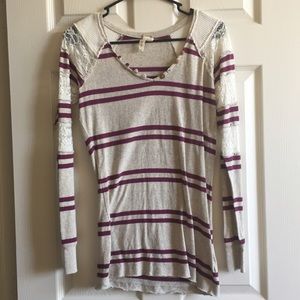 Free People lace top