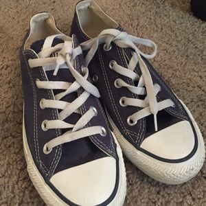 Barely worn blue converse