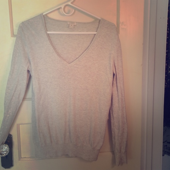 Light J Crew Sweater Medium