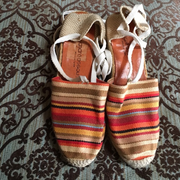 SOLD Andrea Assous Color Wedges 6.5