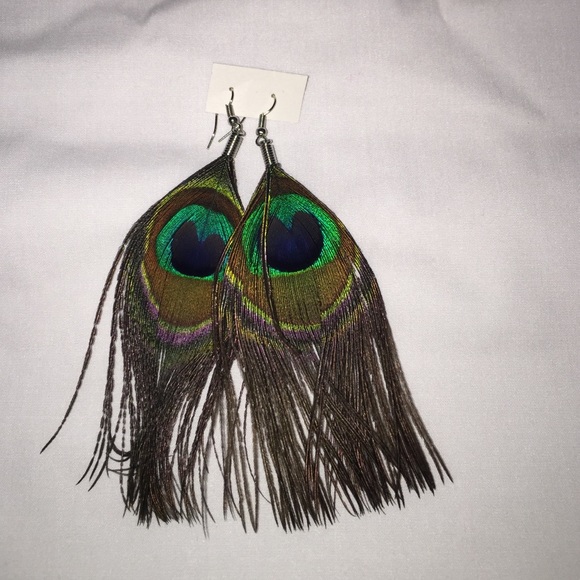 Feather earrings