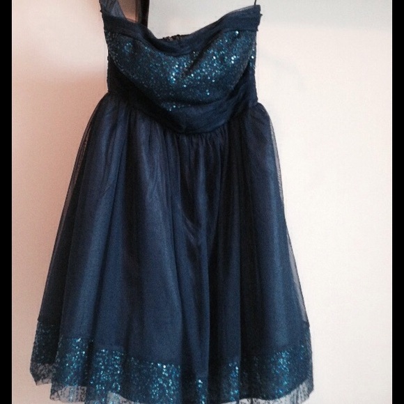 🍾Navy party dress with sequins🎉 - Picture 4 of 5