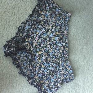 Floral print shorts