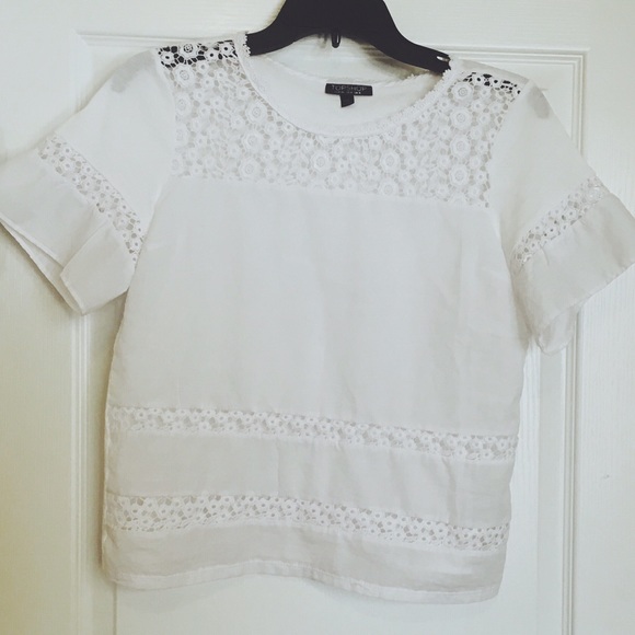 NEW Topshop Eyelet Top!