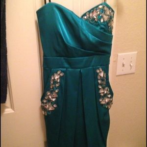 Turquoise Semi Formal Dress