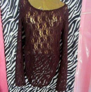 Lace express top size m