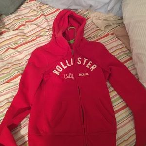 Red Hollister jacket