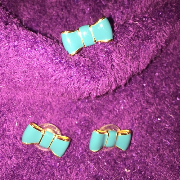 Kate spade earring and ring bow set