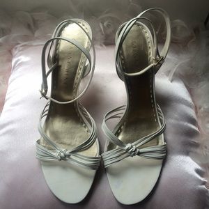 White Gianni Bini heels