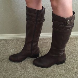 Antonio Melani Dark Brown Riding Boots