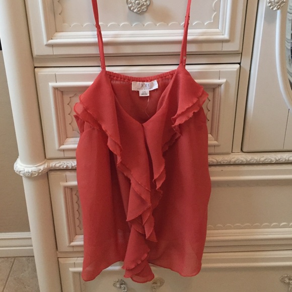 Forever 21 ruffled tank top