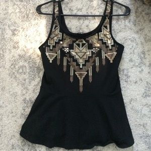 Express peplum  tank