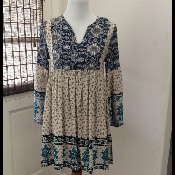 Boho Babydoll Tunic Dress