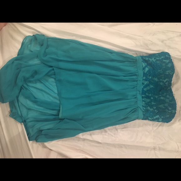 Beautiful Blue High-Low Dress