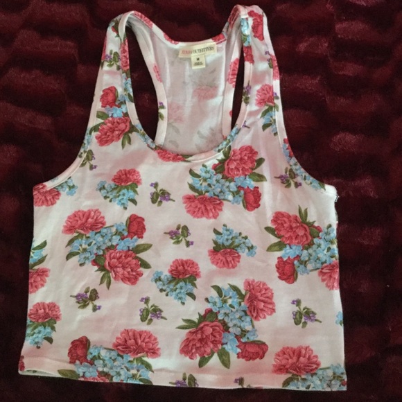 Flowery crop top