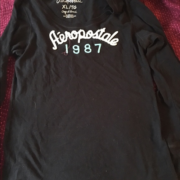 Classic black designed tee