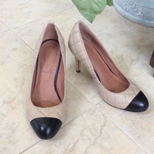 Corso Como Quilted Cap Toe Pumps