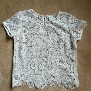 White Lace Shirt