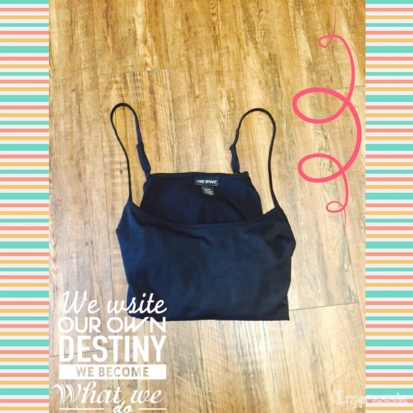 Black spaghetti strap💕