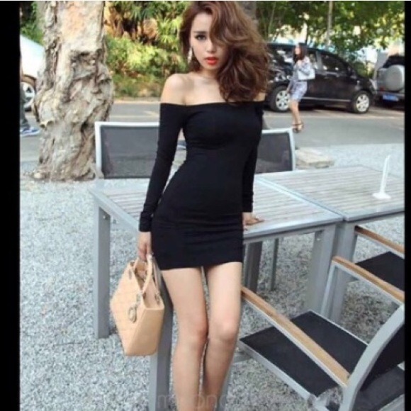 Dresses & Skirts - BRAND NEW Night Club Slash Neck sheath