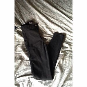 American apparel dark grey easy jeans.