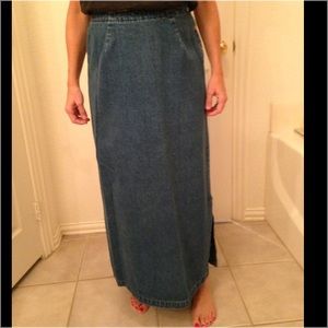 Eddie Bauer denim skirt.