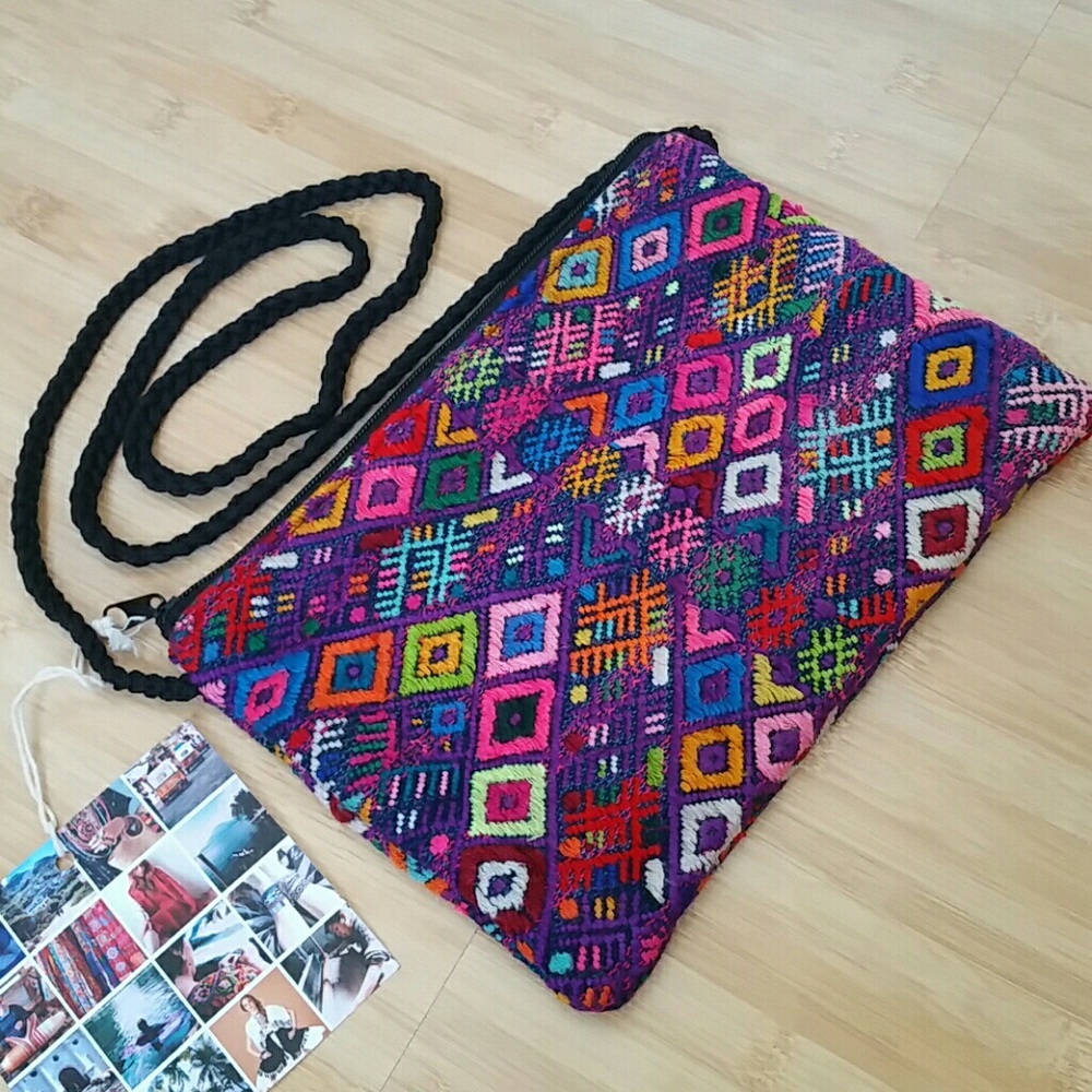 HPKetzali OXIB recycled textile crossbody bag