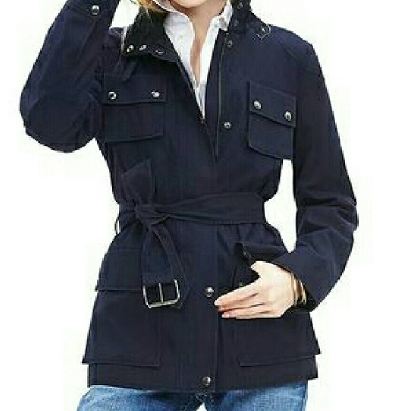 Banana Republic Navy Field Jacket
