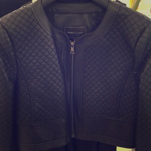 BCBG leather jacket