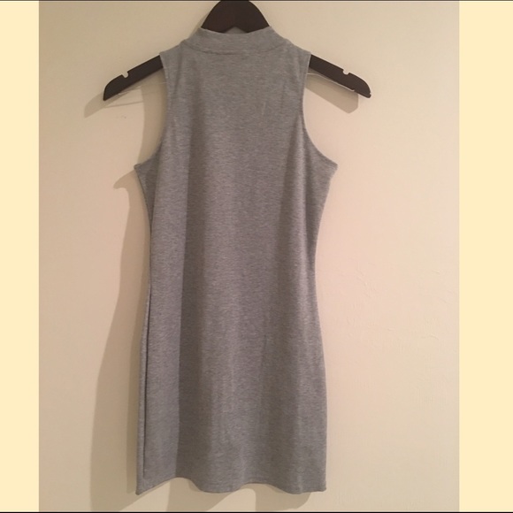 🆑❗️Last One❗️Boho Grey Sleeveless Mini Dress. 5⭐️ - Picture 4 of 4