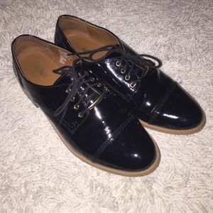 Black Patent Oxfords