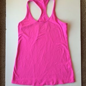 Lululemon Pink Cool Racerback Tank, Size 12