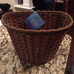 Brown Bycicle Basket for Bike - NWT. One (1) Left!