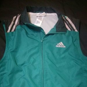 Teal adidas vest