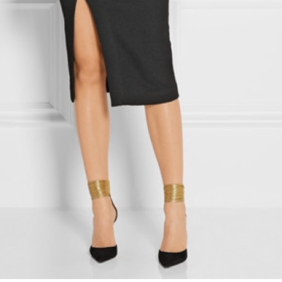 Aquazzura Hello Lover cord-trimmed suede pumps. - Picture 4 of 4
