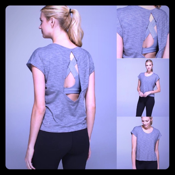 Lululemon Sweaty or not Crop Tee