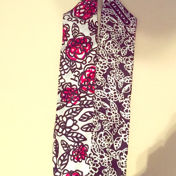 Coach hair scarf