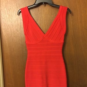 Gorgeous Red Herve Leger Dress