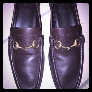 Gucci leather loafers